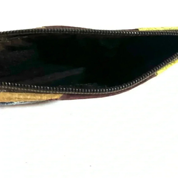 Coach vintage suede/ leather patchwork wristlet wallet - Picture 5 of 5